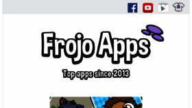 What Frojoapps.com website looked like in 2017 (6 years ago)