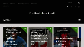 What Footballinbracknell.co.uk website looked like in 2017 (6 years ago)