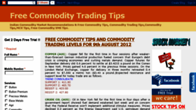 What Free-commodity-tips.blogspot.com website looked like in 2017 (6 years ago)