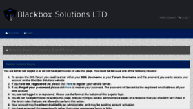 What Forum.blackbox-solutions.com website looked like in 2017 (6 years ago)