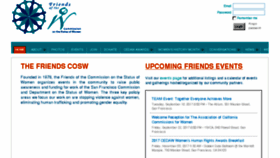 What Friendscosw.org website looked like in 2017 (6 years ago)