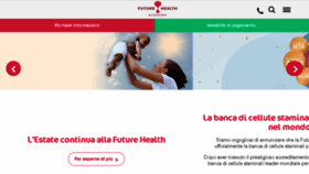 What Futurehealthbiobank.it website looked like in 2017 (6 years ago)