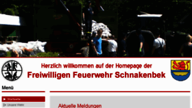 What Feuerwehr-schnakenbek.de website looked like in 2017 (6 years ago)