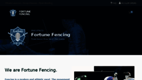 What Fortunefencing.com website looked like in 2017 (6 years ago)