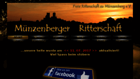What Freie-ritterschaft-zu-muenzenberg.de website looked like in 2017 (6 years ago)