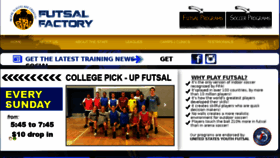 What Futsal-factory.com website looked like in 2017 (6 years ago)