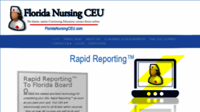 What Floridanursingceu.com website looked like in 2017 (6 years ago)