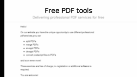 What Free-pdf-tools.org website looked like in 2017 (6 years ago)