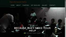 What Fastforwardindia.org website looked like in 2017 (6 years ago)