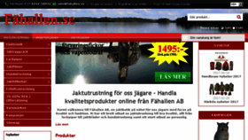What Fahallenjakt.se website looked like in 2017 (6 years ago)