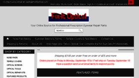 What Fixitoptical.com website looked like in 2017 (6 years ago)