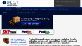 What Freightdynamics.com website looked like in 2017 (6 years ago)