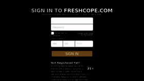 What Freshcope.com website looked like in 2017 (6 years ago)