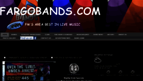 What Fargobands.com website looked like in 2017 (6 years ago)
