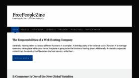 What Freepeoplezine.com website looked like in 2017 (6 years ago)