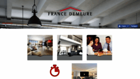What Francedemeure.com website looked like in 2017 (6 years ago)
