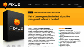 What Fixus.com.au website looked like in 2017 (6 years ago)
