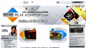 What Film-adhesif.com website looked like in 2017 (6 years ago)