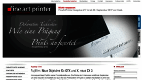 What Fineartprinter.de website looked like in 2017 (6 years ago)