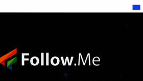 What Follow.me website looked like in 2017 (6 years ago)