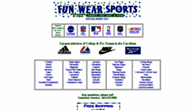 What Funwearsports.com website looked like in 2017 (6 years ago)
