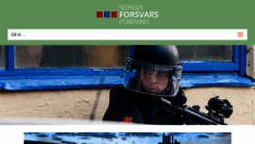 What Forsvarsforening.no website looked like in 2017 (6 years ago)