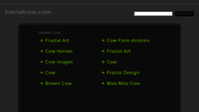 What Fractalcow.com website looked like in 2017 (6 years ago)