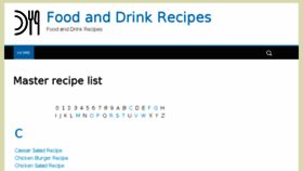 What Fooddrinkrecipes.com website looked like in 2017 (6 years ago)