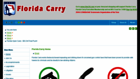 What Floridacarry.org website looked like in 2017 (6 years ago)