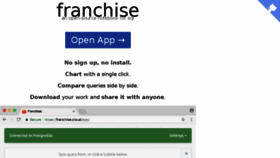 What Franchise.cloud website looked like in 2017 (6 years ago)