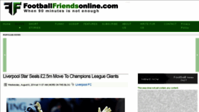 What Footballfriends.squarespace.com website looked like in 2017 (6 years ago)