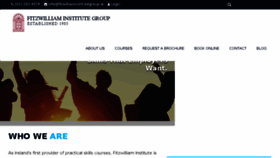 What Fitzwilliaminstitutegroup.ie website looked like in 2017 (6 years ago)