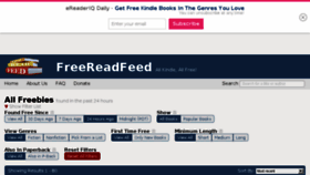 What Freereadfeed.com website looked like in 2017 (6 years ago)