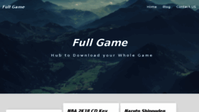 What Fullgame.online website looked like in 2017 (6 years ago)