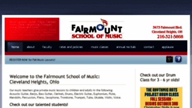What Fairmountmusic.com website looked like in 2017 (6 years ago)