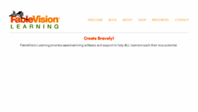 What Fablevisionlearning.com website looked like in 2017 (6 years ago)