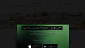 What Frostedleaf.com website looked like in 2017 (6 years ago)