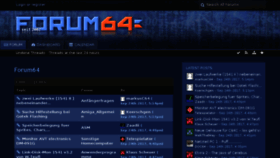 What Forum64.de website looked like in 2017 (6 years ago)