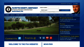 What Fayettepva.com website looked like in 2017 (6 years ago)