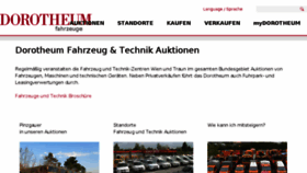 What Fahrzeuge.dorotheum.com website looked like in 2017 (6 years ago)