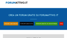 What Forumattivo.it website looked like in 2017 (6 years ago)