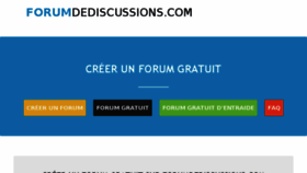 What Forumdediscussions.com website looked like in 2017 (6 years ago)