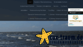 What Ferienwohnung-duhnen.de website looked like in 2017 (6 years ago)