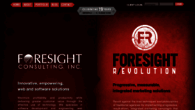 What Foresight.net website looked like in 2017 (6 years ago)
