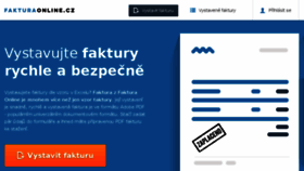 What Fakturaonline.cz website looked like in 2017 (6 years ago)