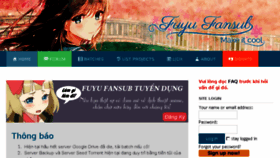 What Fuyufs.com website looked like in 2017 (6 years ago)