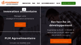 What Food-development.fr website looked like in 2017 (6 years ago)
