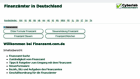 What Finanzamt.com.de website looked like in 2017 (6 years ago)