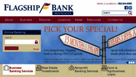 What Flagshipbanks.com website looked like in 2017 (6 years ago)