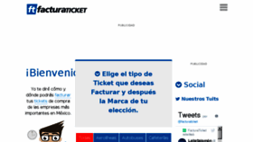 What Facturaticket.mx website looked like in 2017 (6 years ago)